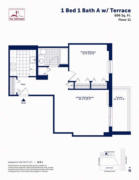 1 14th Street Studio-3 Beds Apartment for Rent - Photo Gallery 25